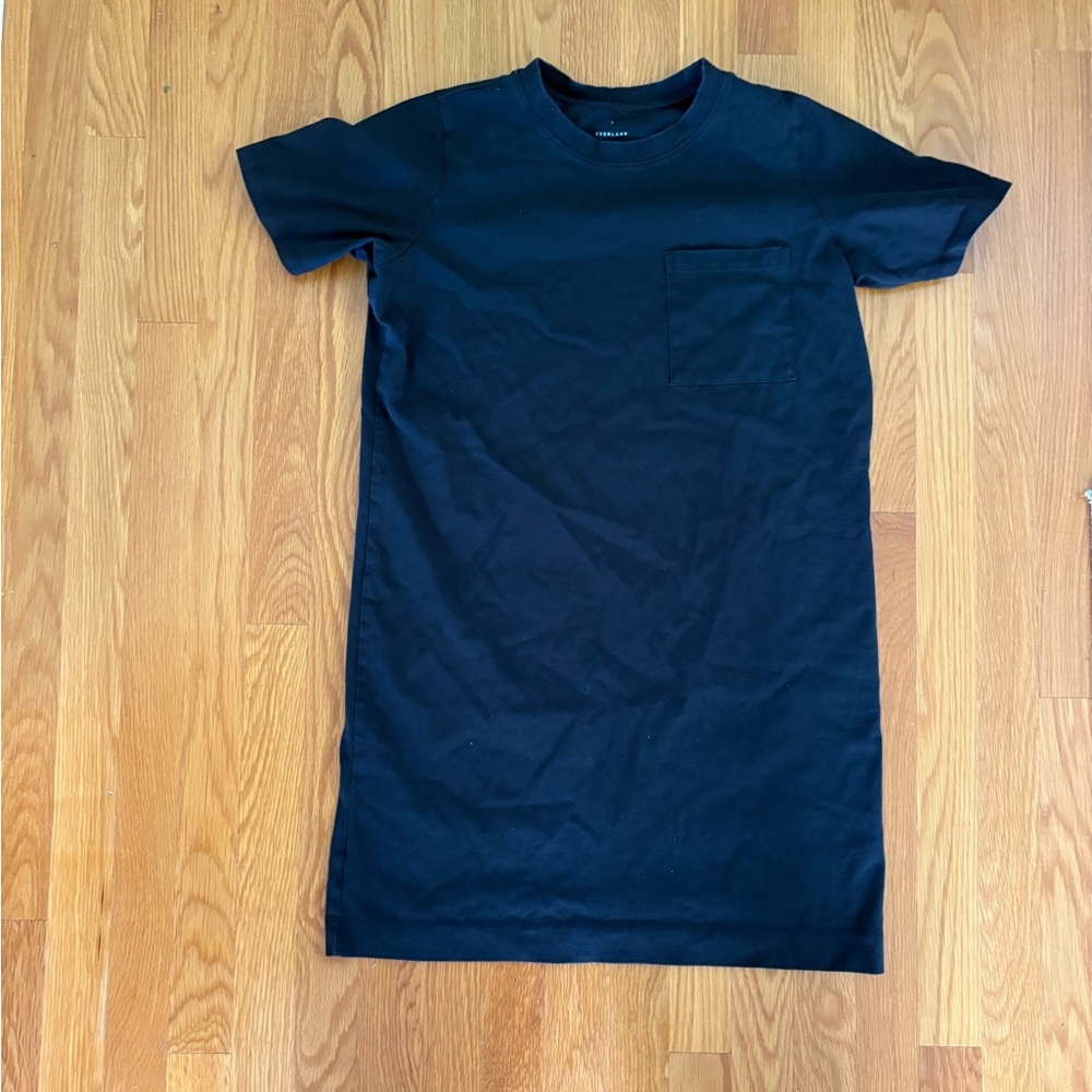 Everlane Black Mini T-shirt Dress